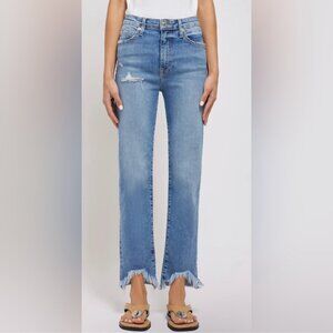 Jonathan Simkhai The River Straight Leg Jeans Light Wash Size 28